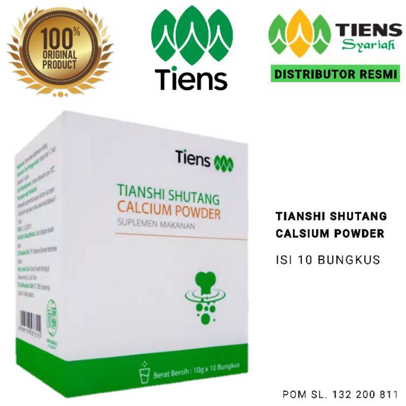 (ORI TIENS) Shutang Calsium Powder | Nutrisi Penderita Diabetes