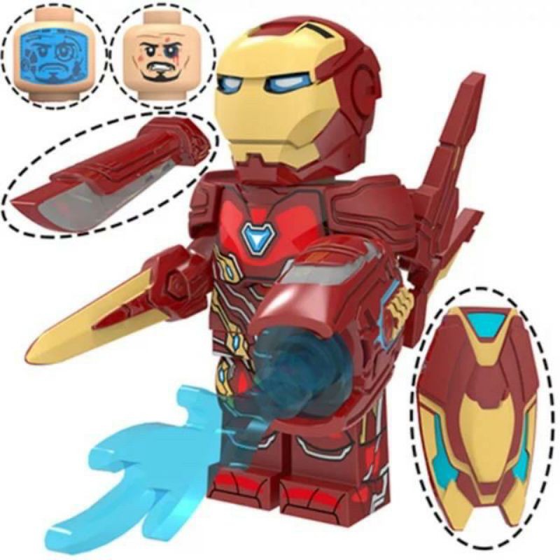 Lego ironman mark 50 infinity war suit variant 2 iron man Mk 50 Ironman