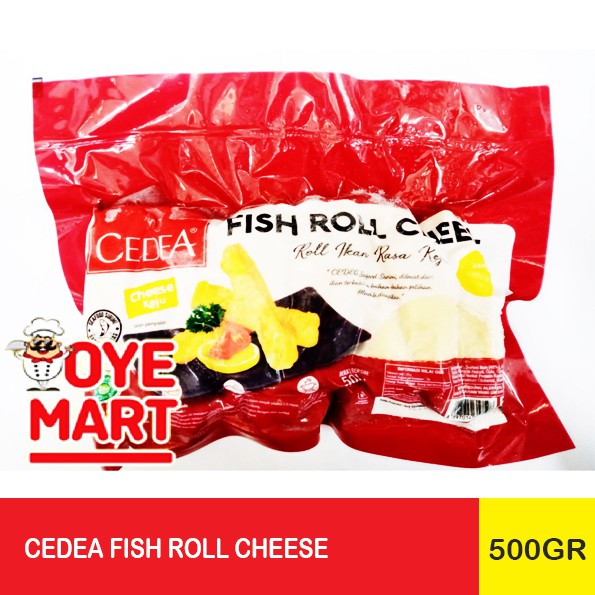 CEDEA FISH ROLL CHEESE 500GR OLAHAN IKAN GULUNG RASA KEJU