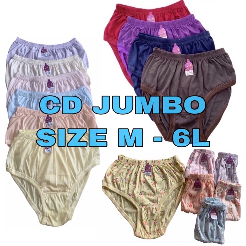 CELANA DALAM JUMBO 6L 5L 4L 3L CD SUPER JUMBO CD POLOS CD MURAH