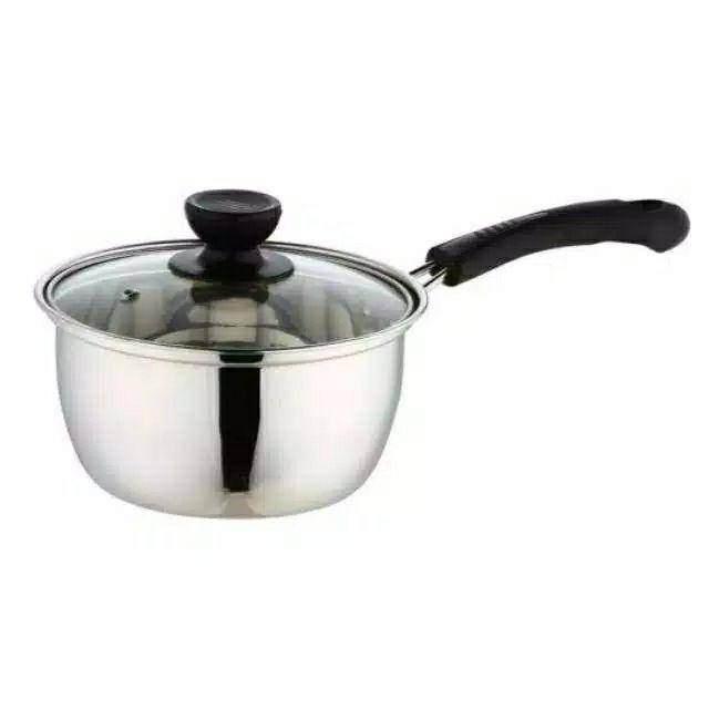 Milkpot Panci Susu 18cm Stainless Steel Panci Sop