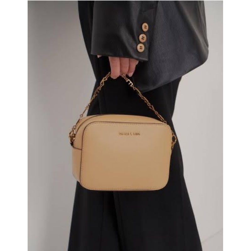 CK Chain Link Boxy Clutch