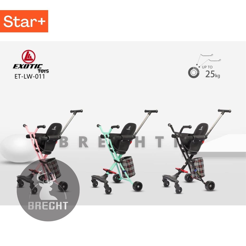 Stroller Bayi Praktis Bisa Di Lipat Exotic LW 011 / ET LW-011 Original Exotic