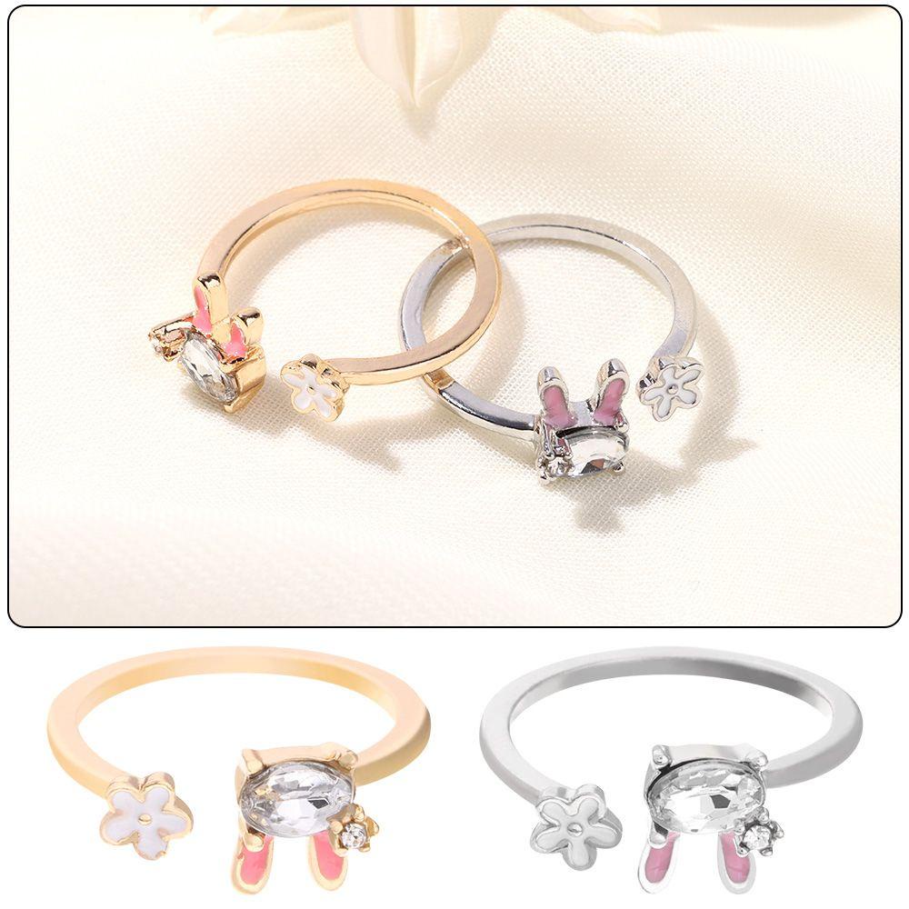 R-flower Ring Gift Opening Jewelry Cincin Hewan