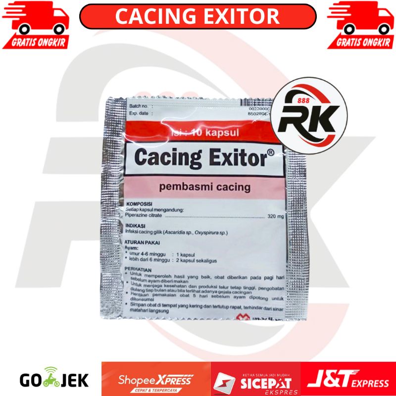 OBAT CACING AYAM CACING EXITOR OBAT AYAM SAKIT CACINGAN OBAT CACING AYAM