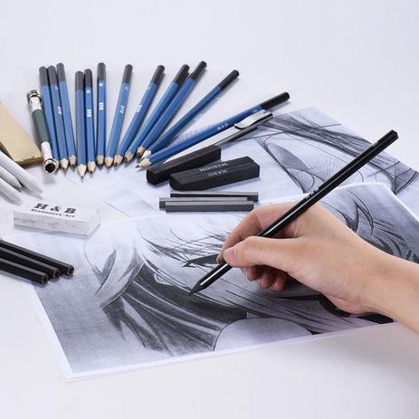 

Hot Sell.. 33 Pcs Sketching Set Drawing Kit Tools Pensil Gambar Sketsa Art Manga