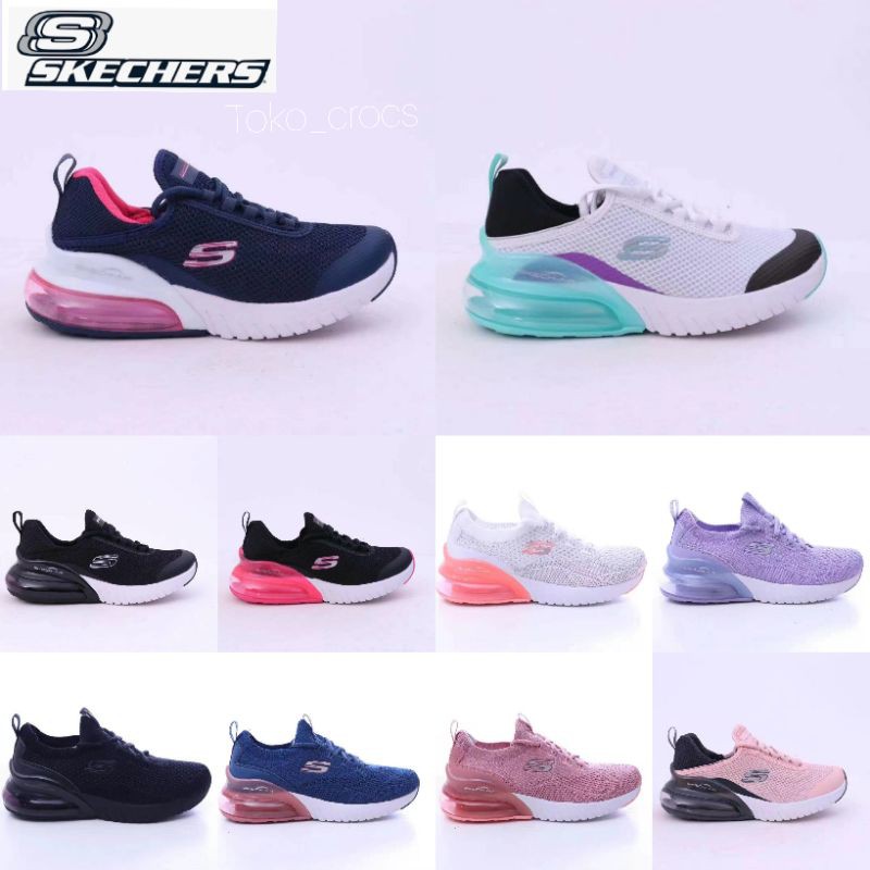 SKECHERS / Skechers wanita AIR STRATUS WOMAN + LENGKAP BOX SKECHERS