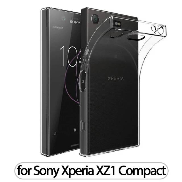 Softcase silikon sony xperia XZ1 compact clear bening docomo AU softbank dan global