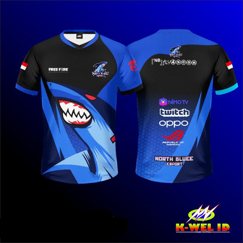 JERSEY BAJU GAME KAOS FREE FIRE GAMING CUSTOM NEW /FF