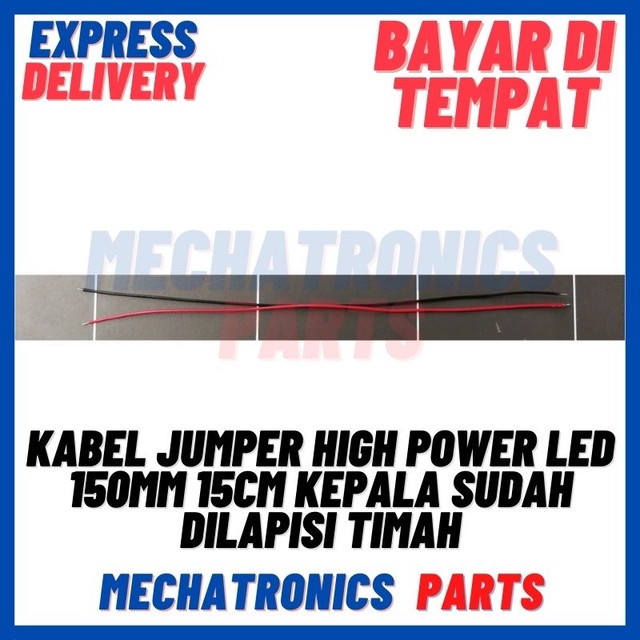 [DEV-9471] KABEL JUMPER HIGH POWER LED 150MM 15CM KEPALA SUDAH DILAPISI TIMAH