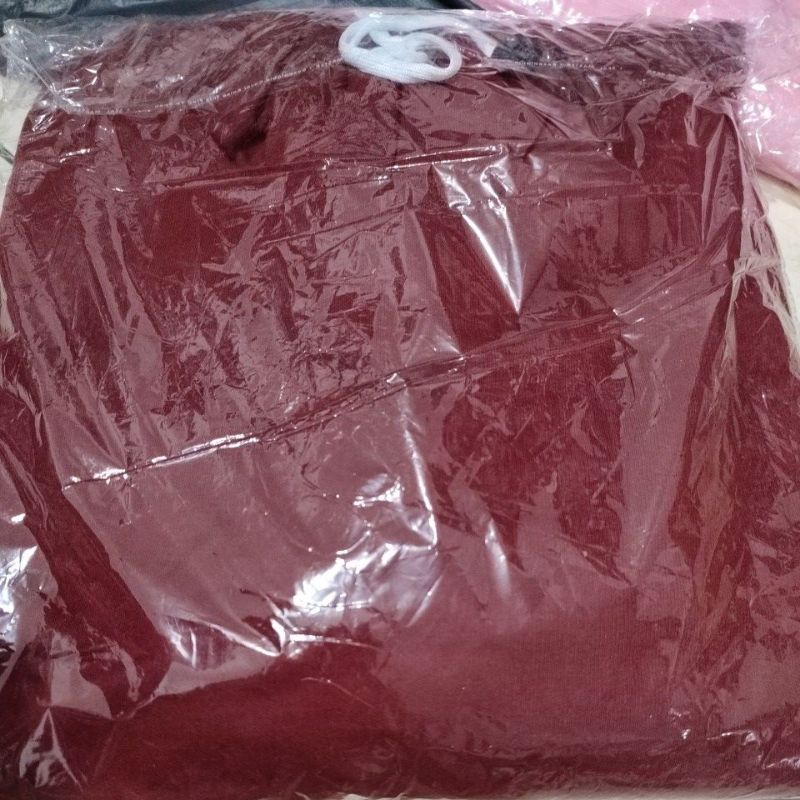 SWEATER HOODIE POLOS CEWEK COWOK FIT XL-Maroon
