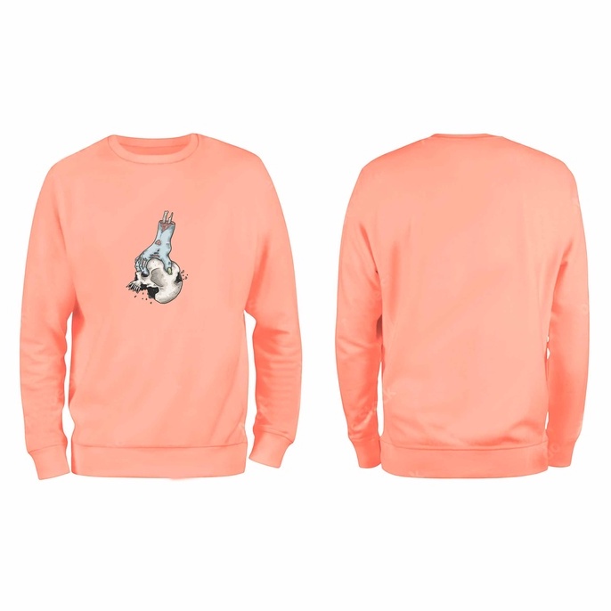 Sweater Pria Zombi Crewneck Pria M - XXL