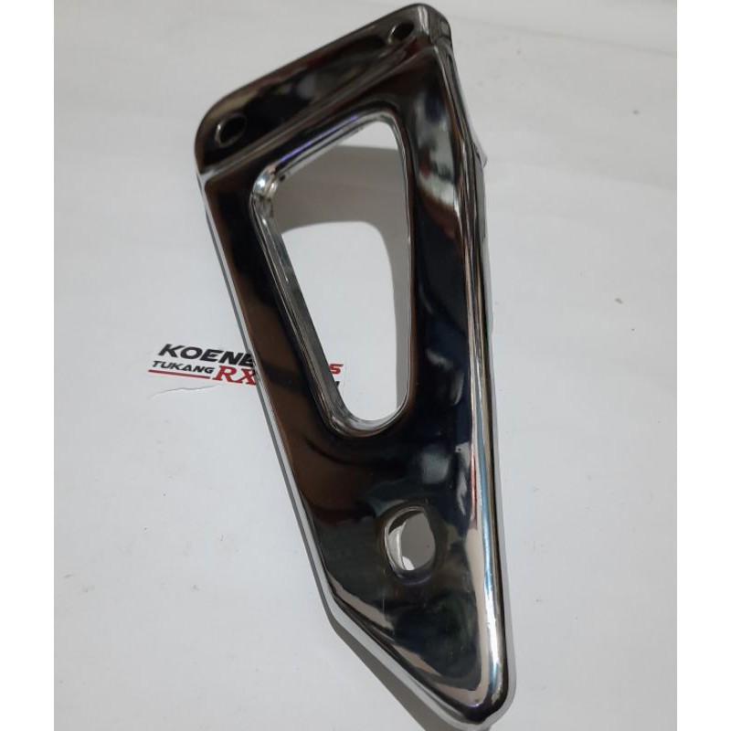 BREKET GANTUNGAN KNALPOT RX SPECIAL RX KING OLD CHROME DAN HITAM