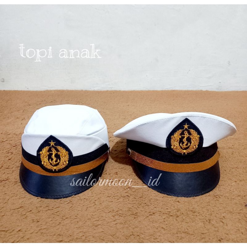 TOPI PELAUT ANAK TOPI PET PELAUT ANAK PAD ANAK PAD PELAUT ANAK PATCH ANAK PELAUT TOPI PELAYARAN ANAK