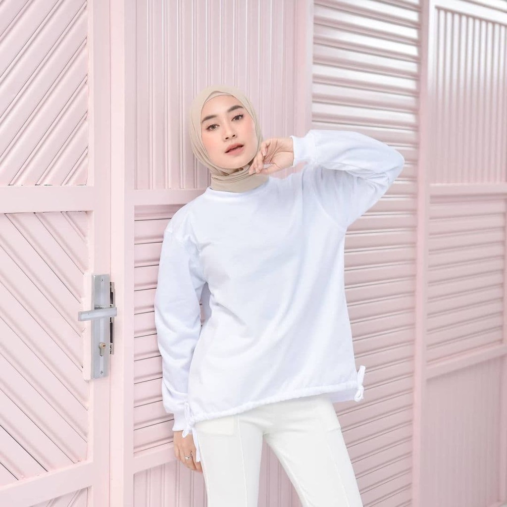 Nara Grosir - Sella Kerut Sweater l Fashion Sweater Terbaru