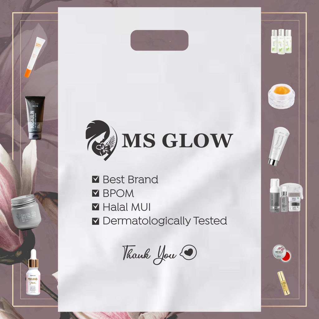 Jual Plastik Ms Glow Sablon Plastik Msglow Murah Indonesiashopee Indonesia 7669