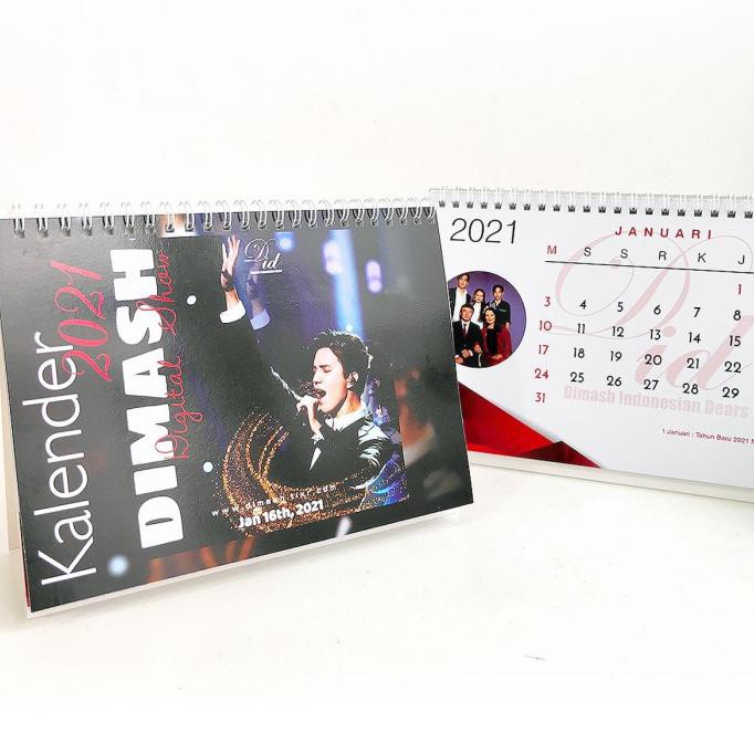 

✨ BISA COD ✨ Kalender DID motif cover konser Dimash berisi foto-foto bagusnya OBRAL Kode 980