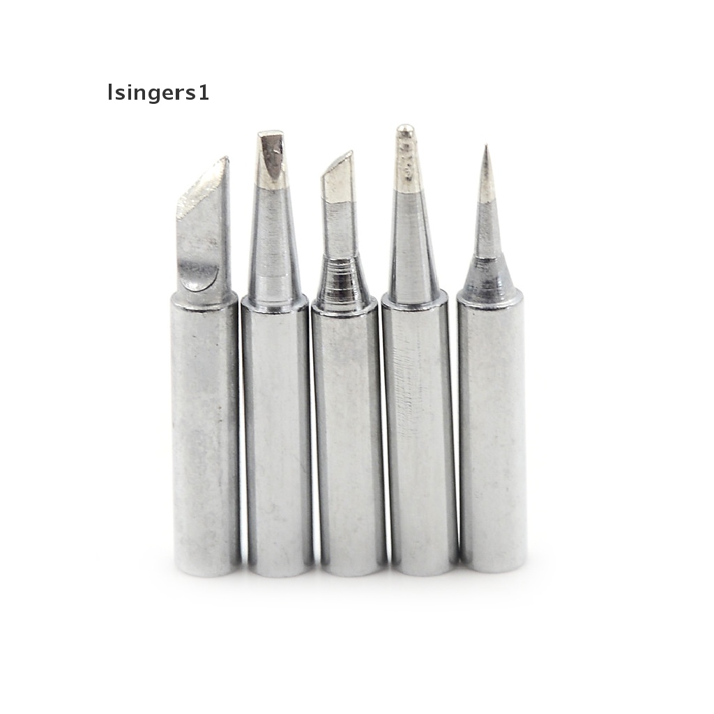 (lsingers1) 5pcs Ujung Besi Solder Elektrik 936 Bahan Kuningan