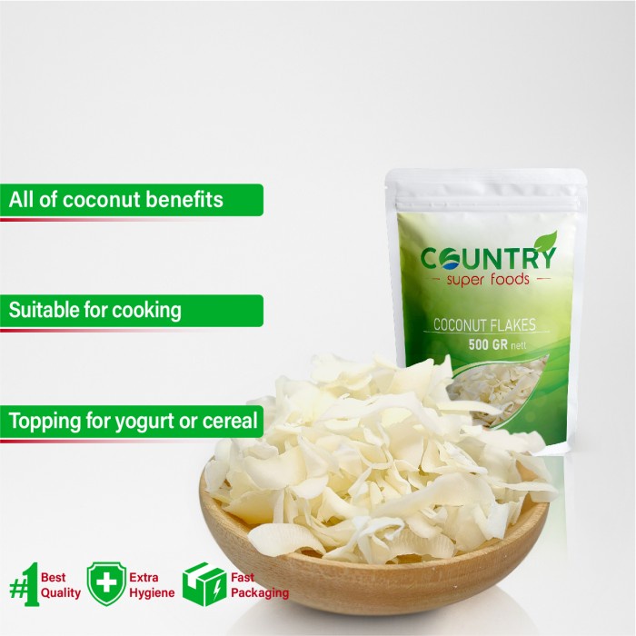 

Coconut Flakes Kelapa Serut [ 500 gr ]