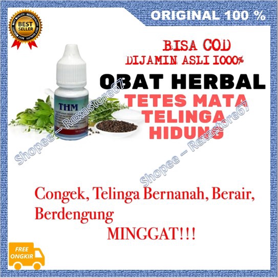 [BISA COD] Gurah THM Obat Herbal Alami Mata, Telinga, dan Hidung ASLI BPOM
