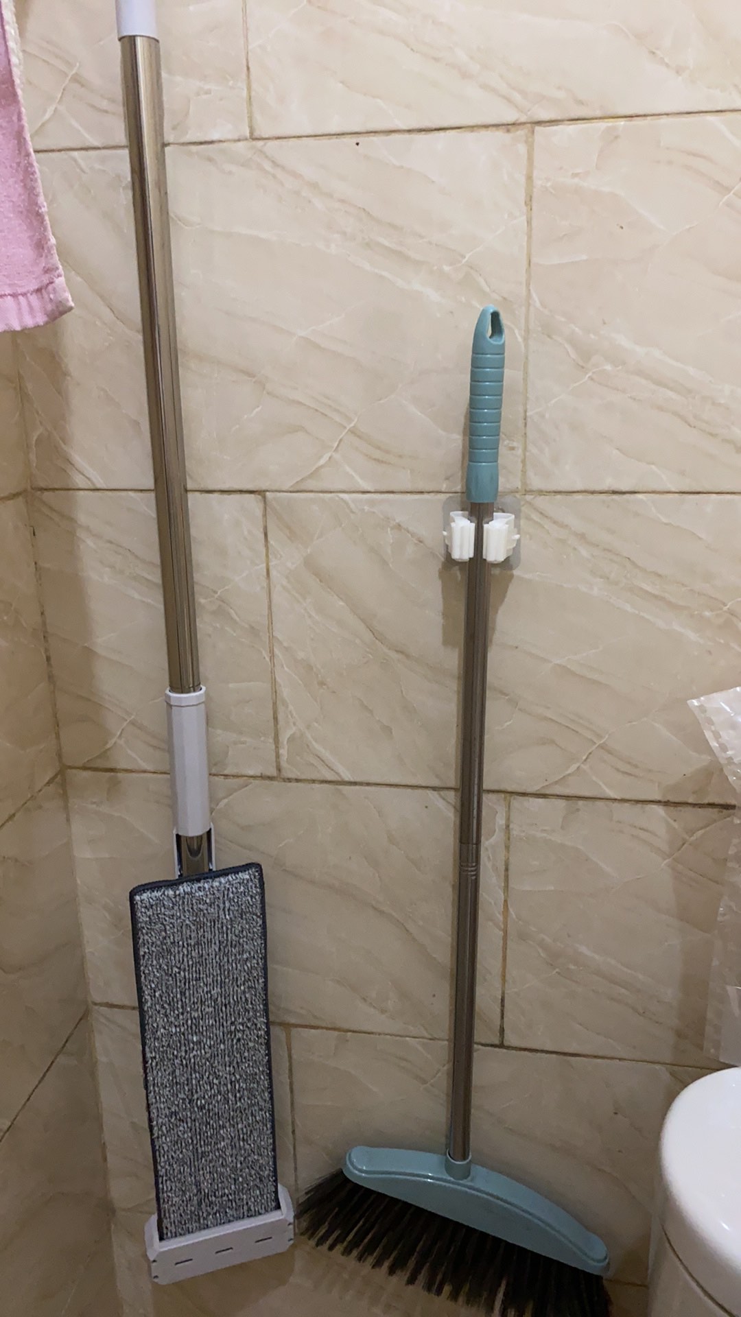 Kain Pel/pel/ 38 * 12 Sihir Debu Mendorong Berani Meningkatkan Orang Malas Pel Datar Handsfree