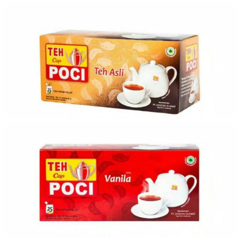 

Teh Poci Kotak Asli Vanila Pack (Isi 25 kantong) - grosir