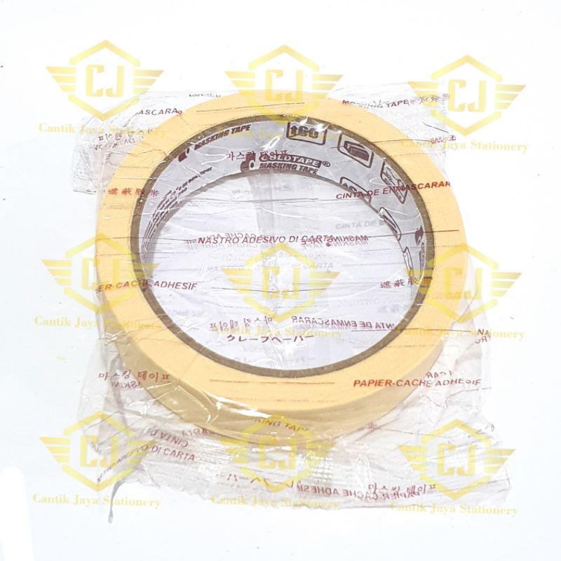 

Isolasi Dico Duco Lakban Kertas Masking Tape Goldtape 24 mm x 25 M