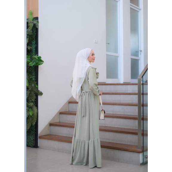 LONG DRESS KNITT IMPORT RENDA CANTIK LD110cm PB140cm NON BUSUI by MAYAFI