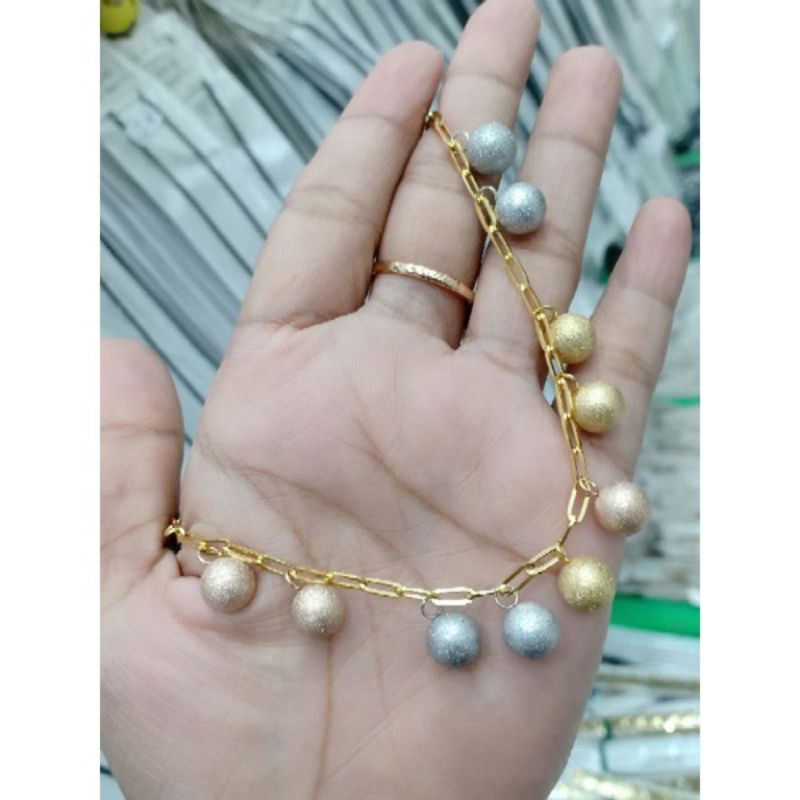 Gelang Bola Anggur Pasir Titanium 100%