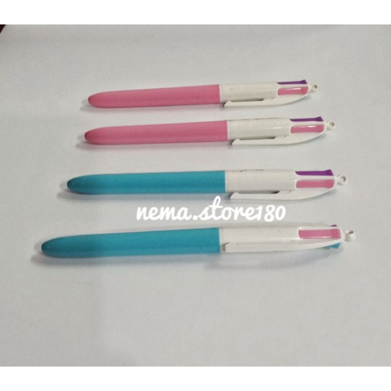 

PENA BALPOINT BIC 4C FASHION/PEN BIC 4 WARNA PASTEL