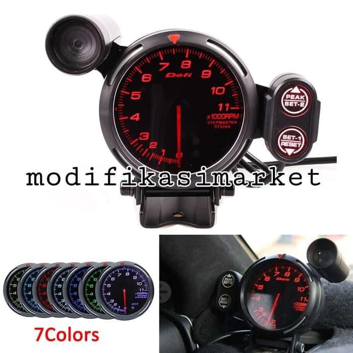 tachometer defi bf rpm 7 warna import quality  Berkualitas
