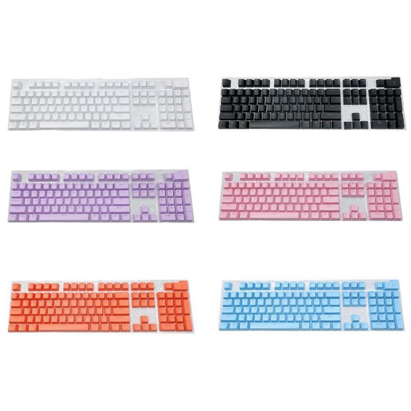 ABS Backlit Keycaps OEM Height Pink Blue Keycaps Untuk Keyboard Mekanik