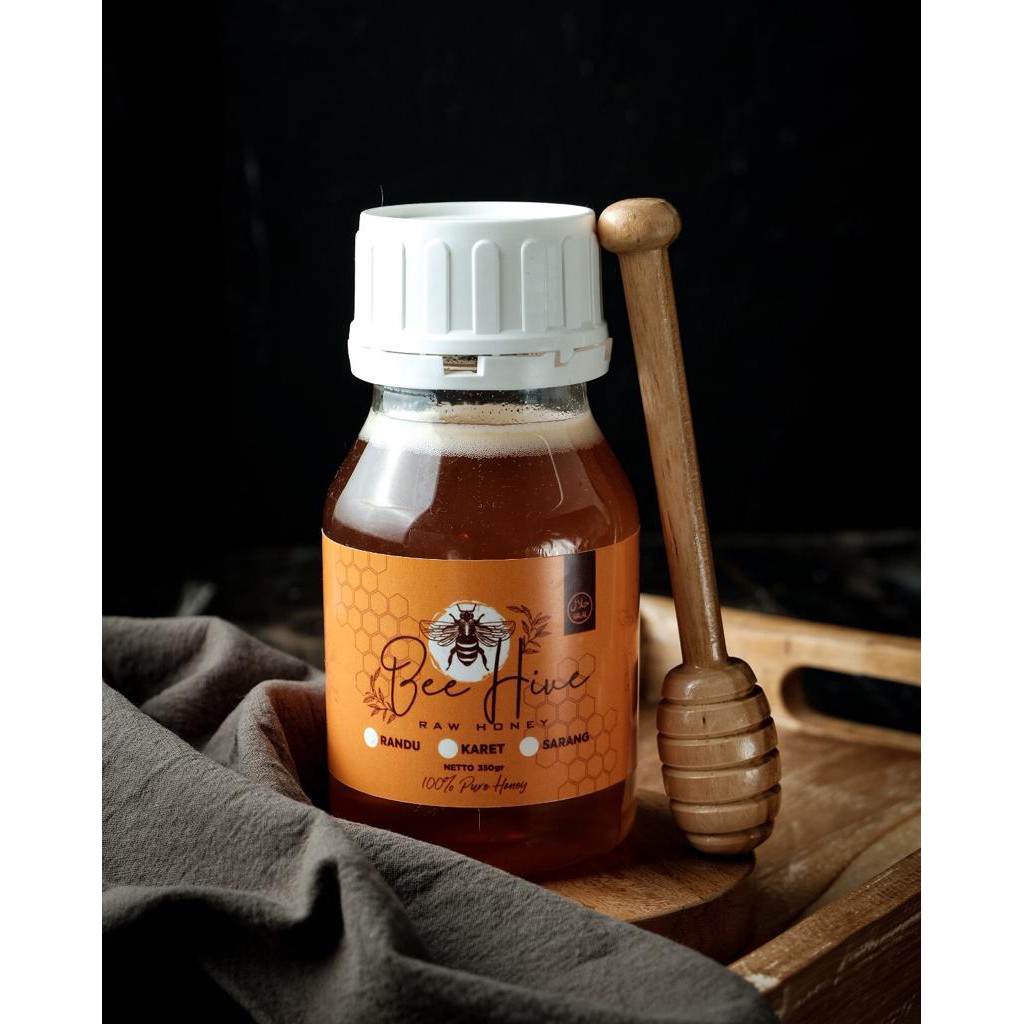 

Madu raw asli/ raw honey be hive 350gr