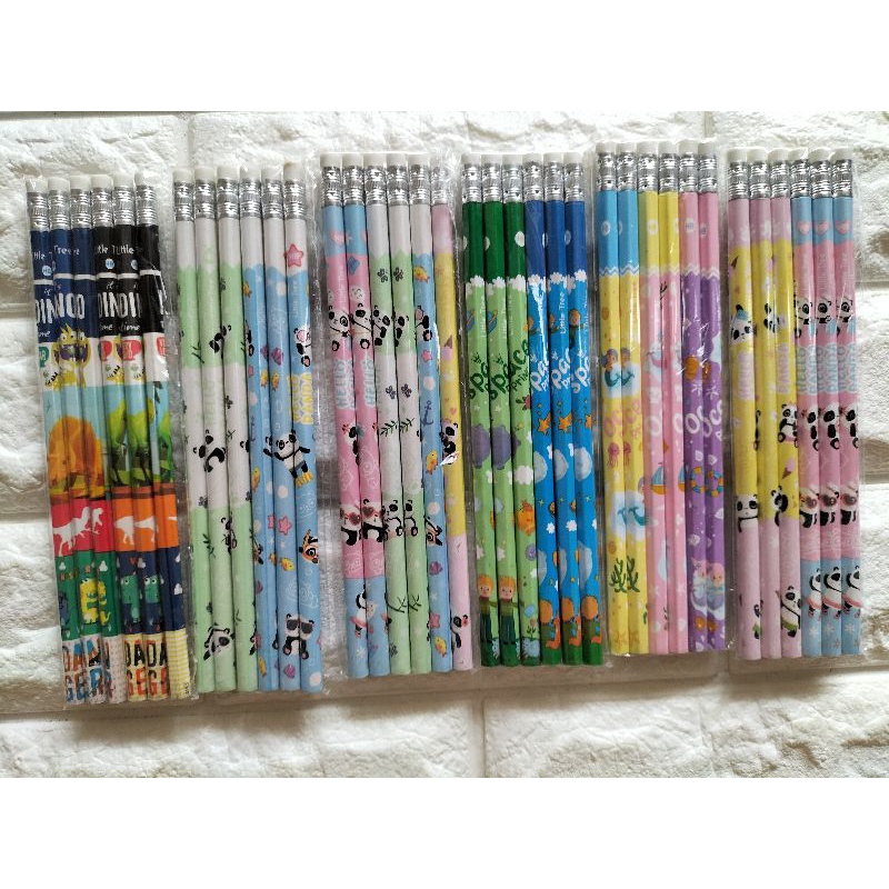 

Pensil HB per pek isi 6pc gambar rendom sesuai stok tersedia