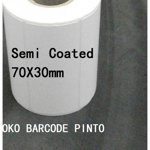 

❉ 70X30mm 1Line 400pcs Gap Core1",Semi coated,Label Sticker Bare ✭