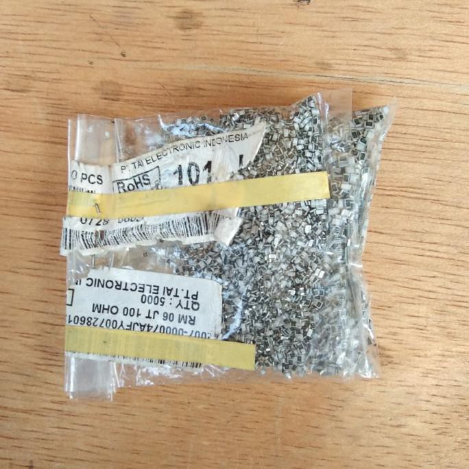 101 Resistor SMD 100ohm smd mttban99 Buru Order