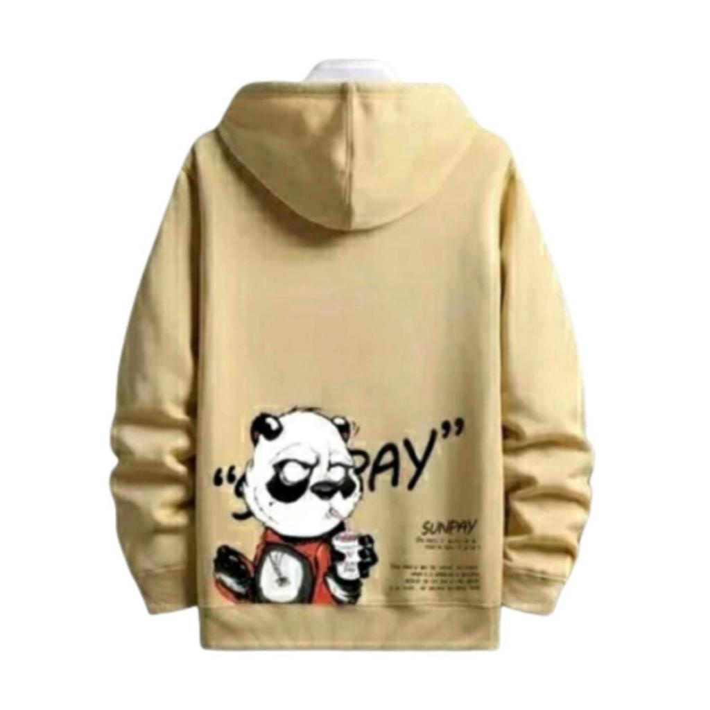 COD - Jaket Sweater Hoodie SUNPAY Kuning Premium Distro / Hoodie Sunpay Original Pria Wanita Kekinian / Jaket Hoodie SUNPAY Motip Pullprint Depan Belakang /Sweater Hoodie SUNPAY Premium Unisex Bahan Tebal Gramasi 280