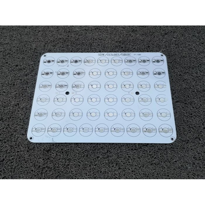 pcb aluminium high power led x 50 50w hpl 1w 3w heatsink papan solder