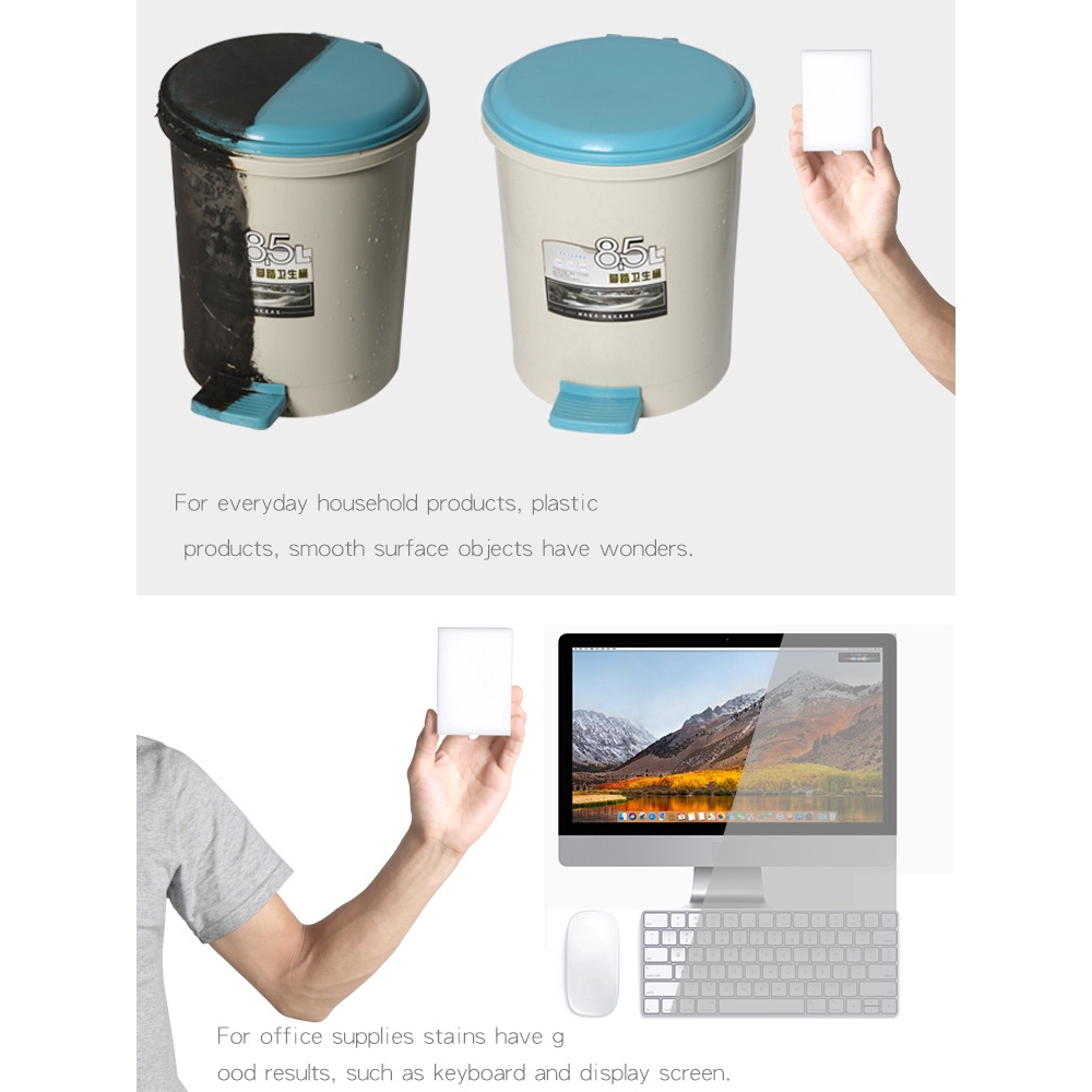 10*6*2cm Magic Sponge Eraser, Kitchen Duster wipes Home Clean Dish Cleaning Nano, White Melamine Sponge Magic Car Sponge Eraser