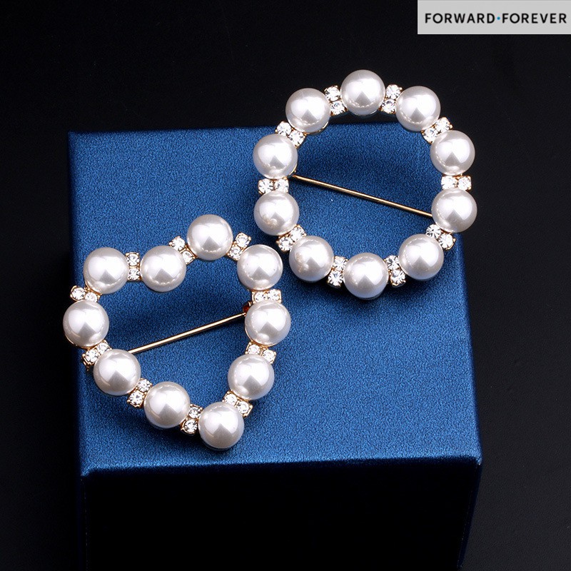 Fashion Perhiasan Syal Mutiara Gesper M40035