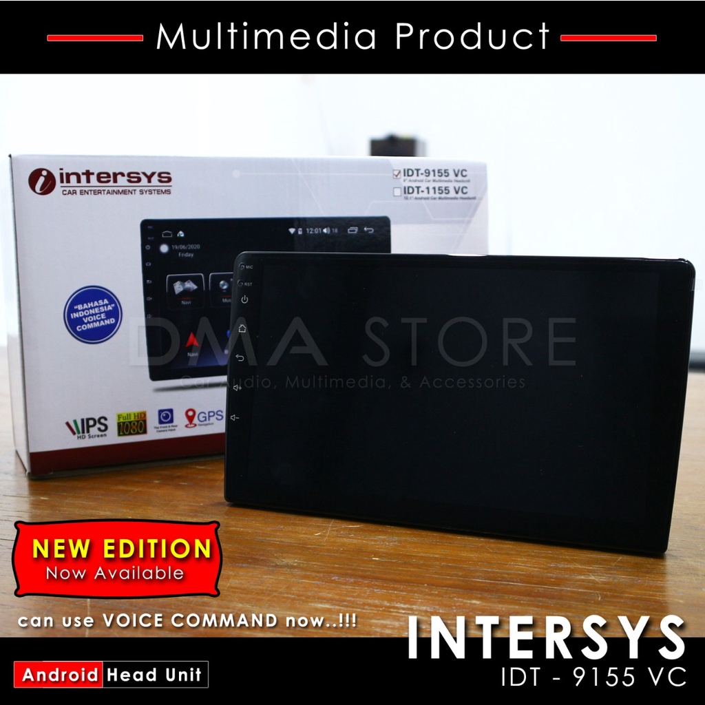 Head unit Android Intersys IDT-9155 VC - Android Auto, Apple Car Play & Voice Command