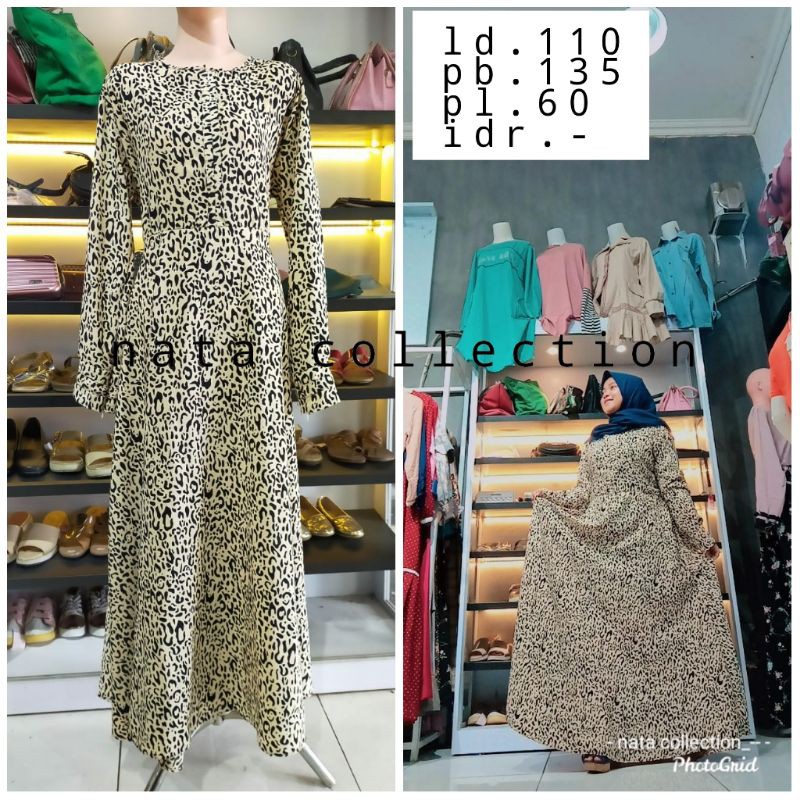 gamis ganesa motif macan