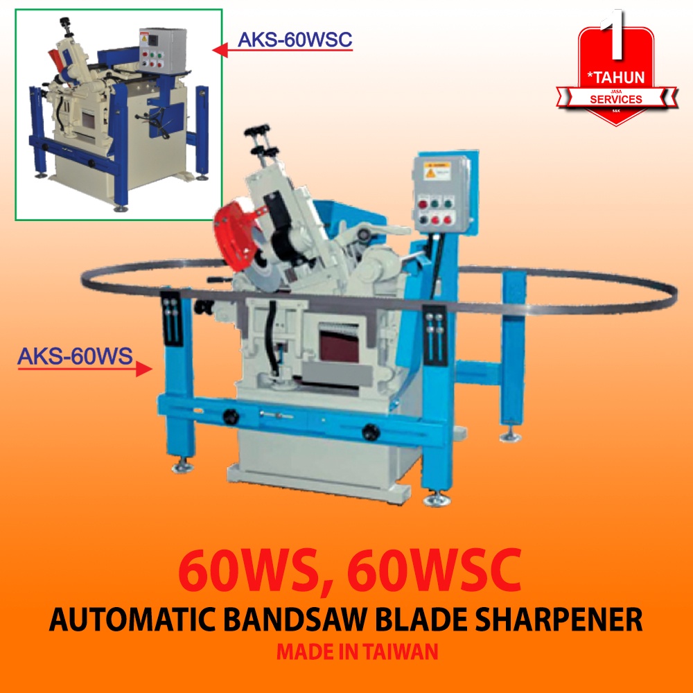 Mesin Pengasah Gergaji Pita Automatic Bandsaw Blade Sharpener AKS - 60WS