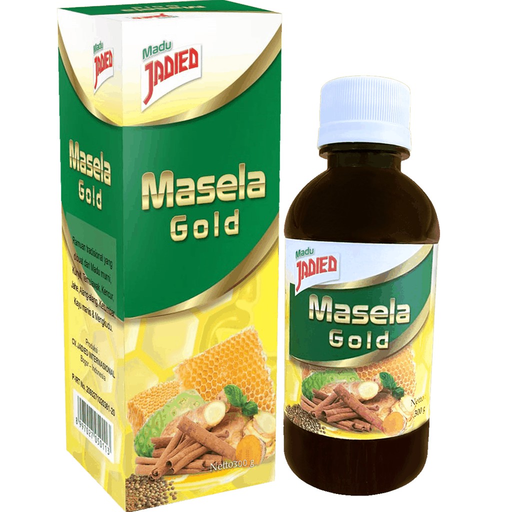 Masela Gold Madu Jadied Sehat Lambung Maag Pencernaan Gerd 300gr Free 150gr Indonesia