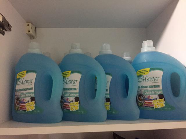 Mawar Super Clean Deterjen Cair 1 Liter Mawar Super Loundry