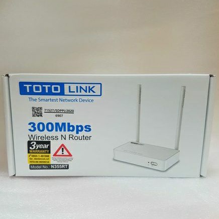 Router Totolink N355RT 300mbps Wireless n Router garansi resmi 3tahun