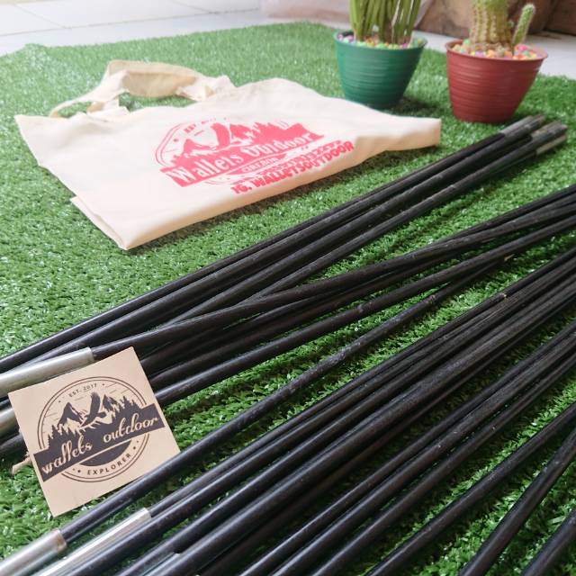 FRAME TENDA camping FIBER UK 6.9 /KERANGKA TENDA ALLOY
