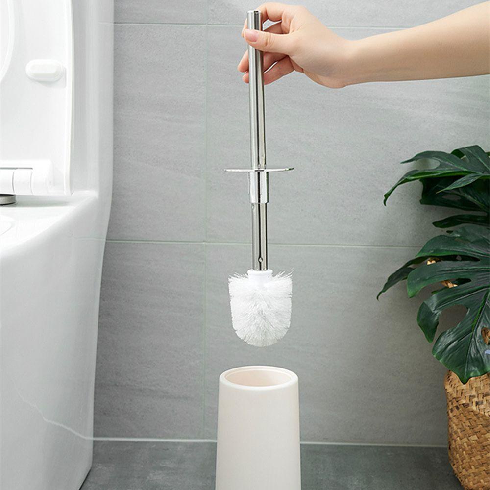 Suyo Sikat Toilet Air Anti Bocor Pembersih Mandi Dengan Alas Stainless Steel Toilet Brush Holder Set