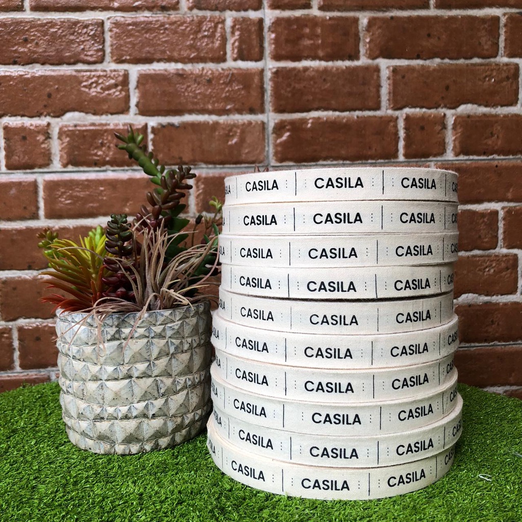 

LABEL CUSTOM / LABEL BAJU / PITERBAN IMPORT 1,5 CM 100 PCS LABEL