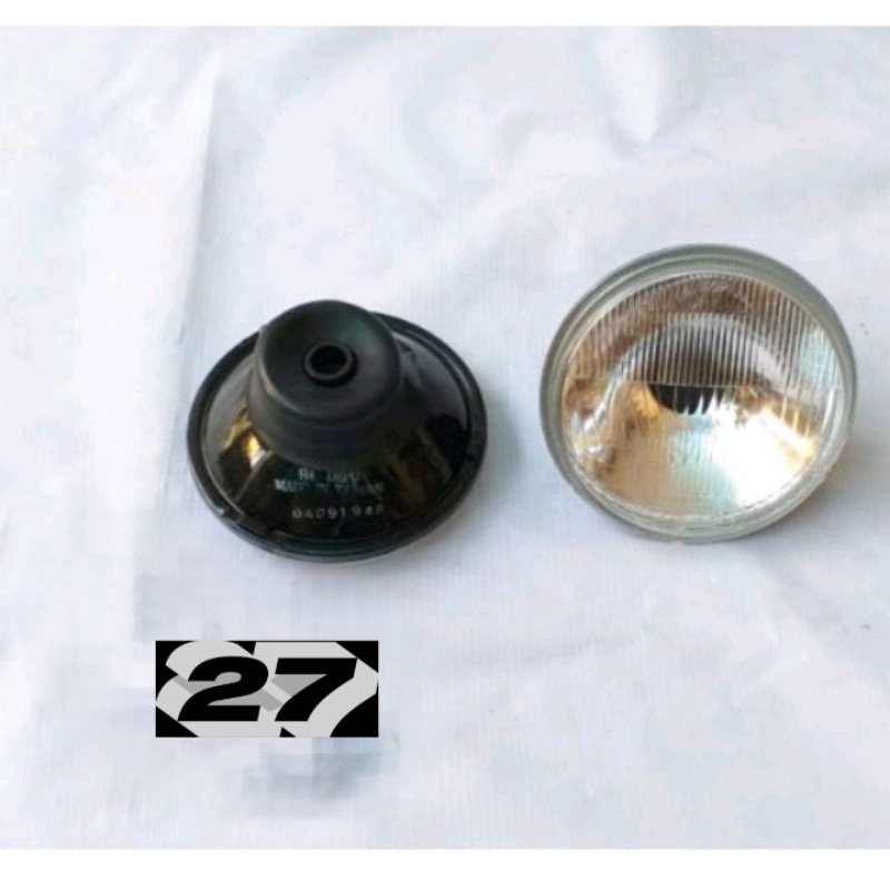 Reflektor depo lampu depan depo H4 original import taiwan 5 inchi